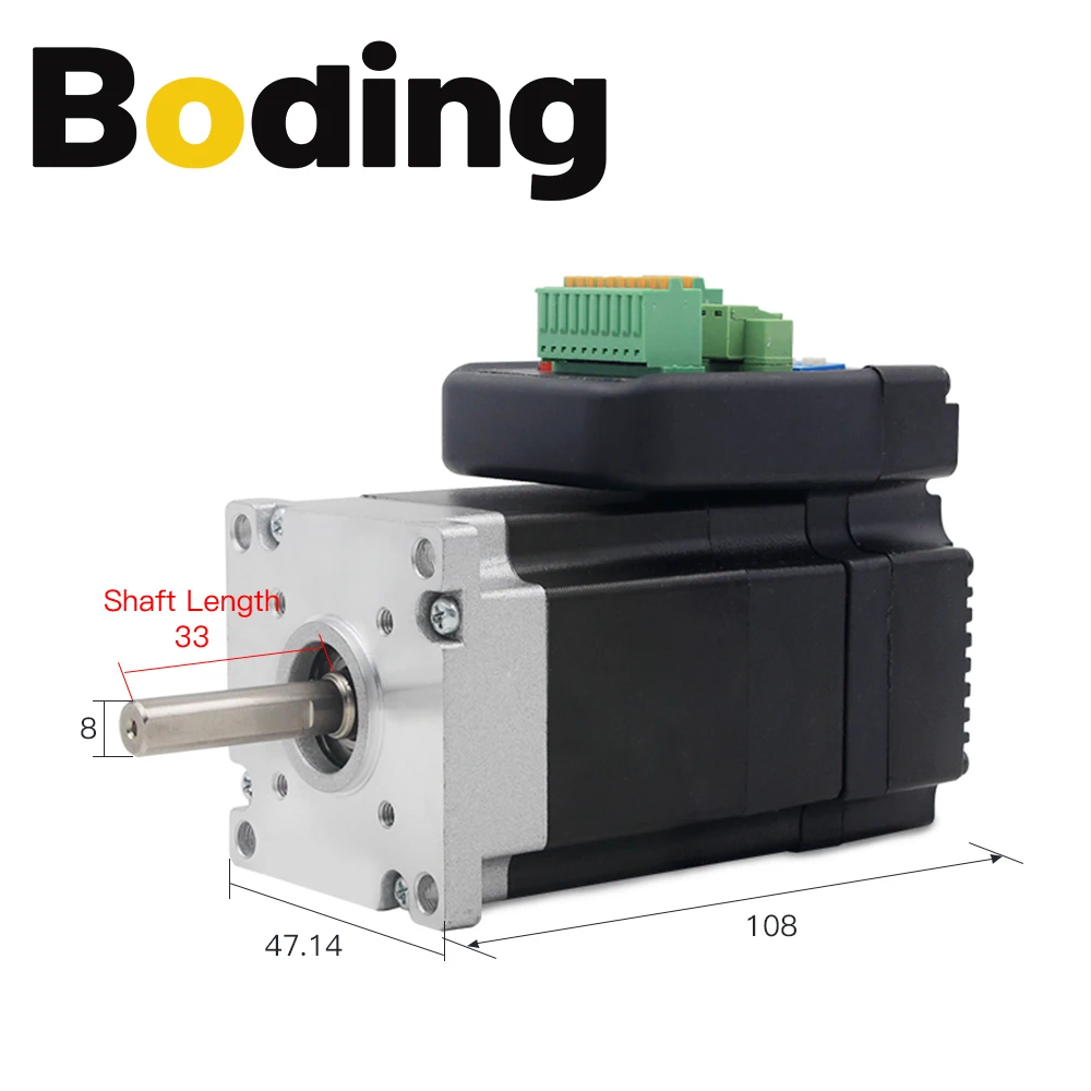 BODING JMC 2-фазный Nema23 100 Вт 0 29 Нм 3000 об/мин Встроенный драйвер серводвигателя 36 В