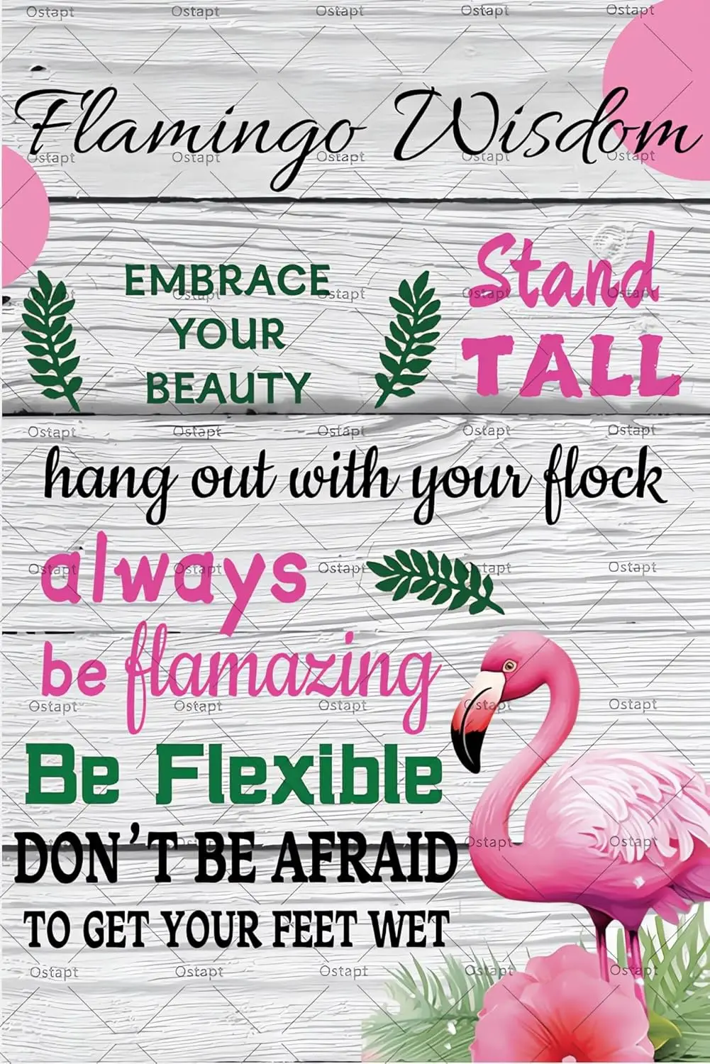 Летний Pnk Flmngo Metl Sgn Wll Decor Wsdom Embrce Your Beuty Plque For Home Lwn Lvng Room Yrd Bathroom O