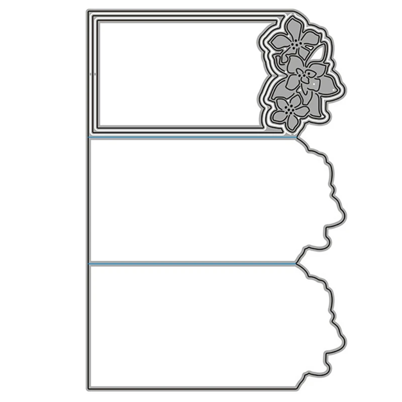 

K3NA Рождественская свободная рамка для листьев металлические режущие штампы фотоальбом шаблон для бумажных карточек тиснение