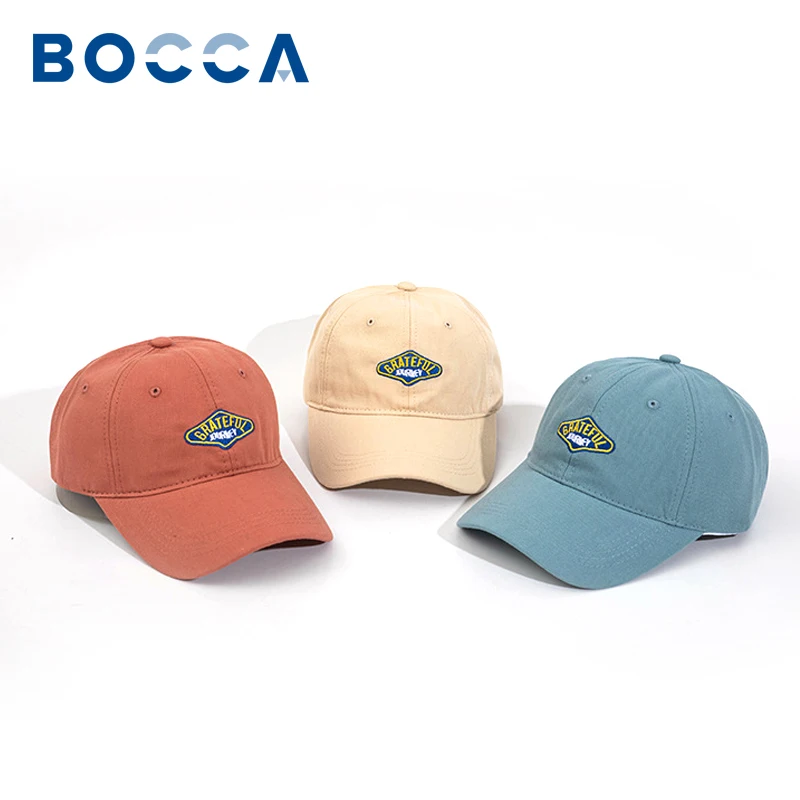 

Bocca Embroidery Logo Baseball Cap For Men Women Snapback Caps Cotton Adjustable Outdoor Sport Casual Unisex Hip Hop Hat Gorras