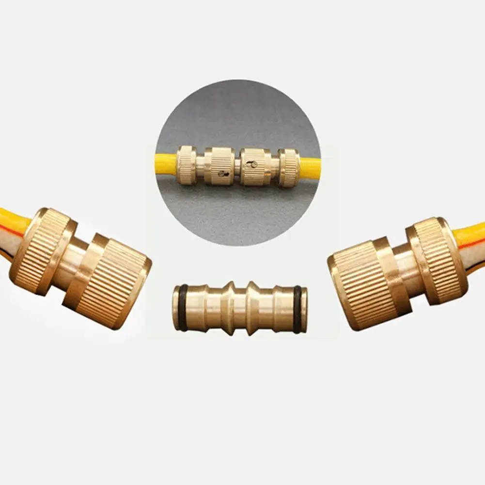 

16mm Straight Quick Connector 1/2 inch Water Pipe Hose Irrigation 1/2'' Joints Connect 16mm Pipe Water Garden Repair C7R0