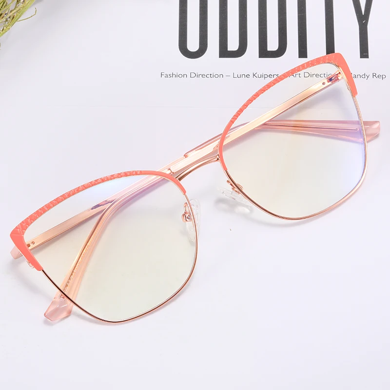 

Alloy Frame Glasses Full Rim Eye Glasses Women Spring Hinges ShortSighted Oculos De Grau Spectacles 91229
