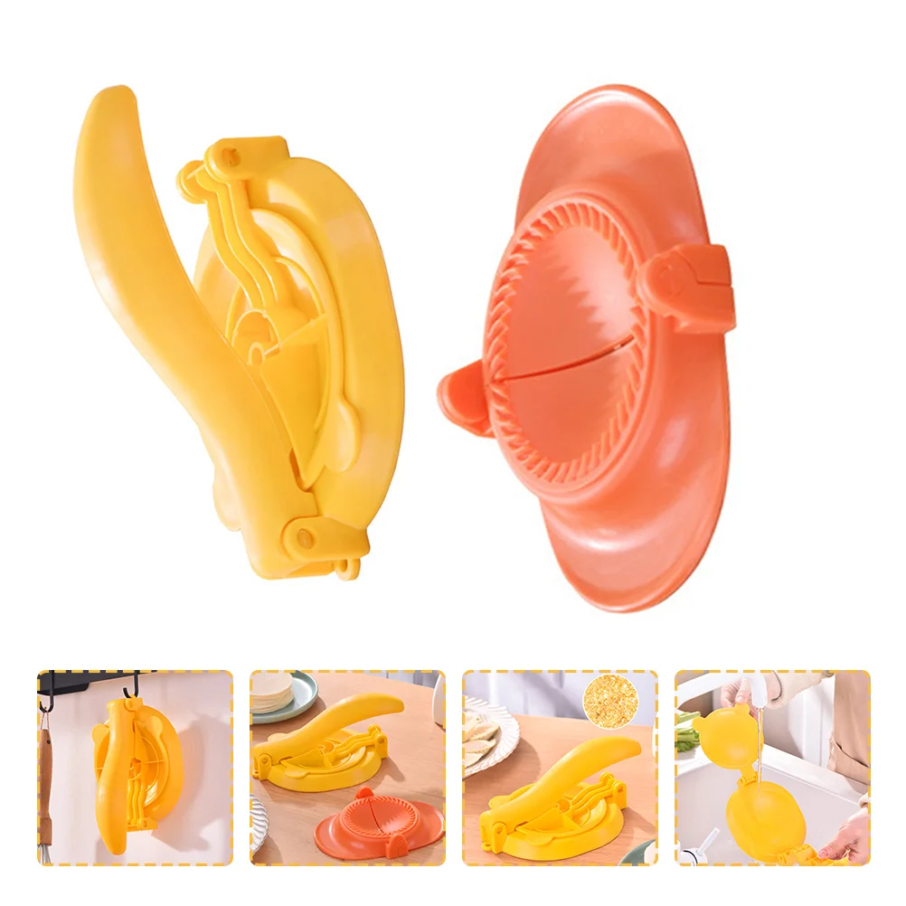 

2 Pcs Dumpling Skin Presser Manual Dumpling Dough Presser Dumpling Making Mold