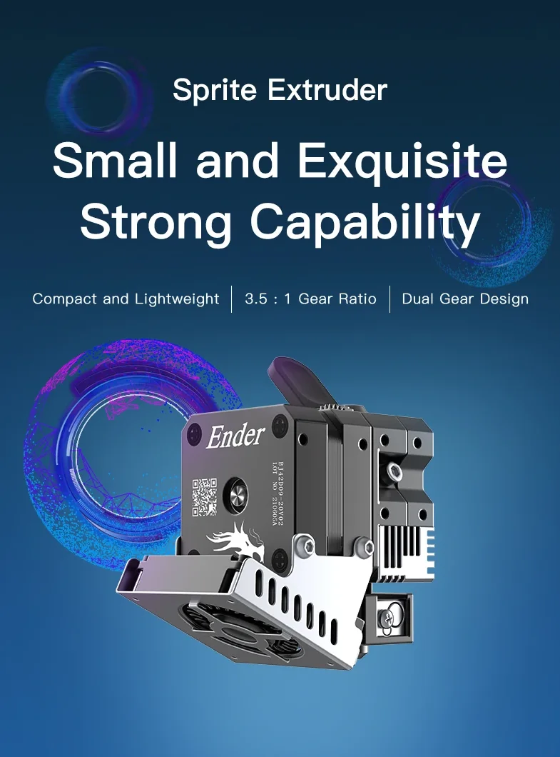 Комплект Creality Sprite Extruder Pro с шаговым двигателем 80N детали 3D-принтера для Ender 3/Ender3