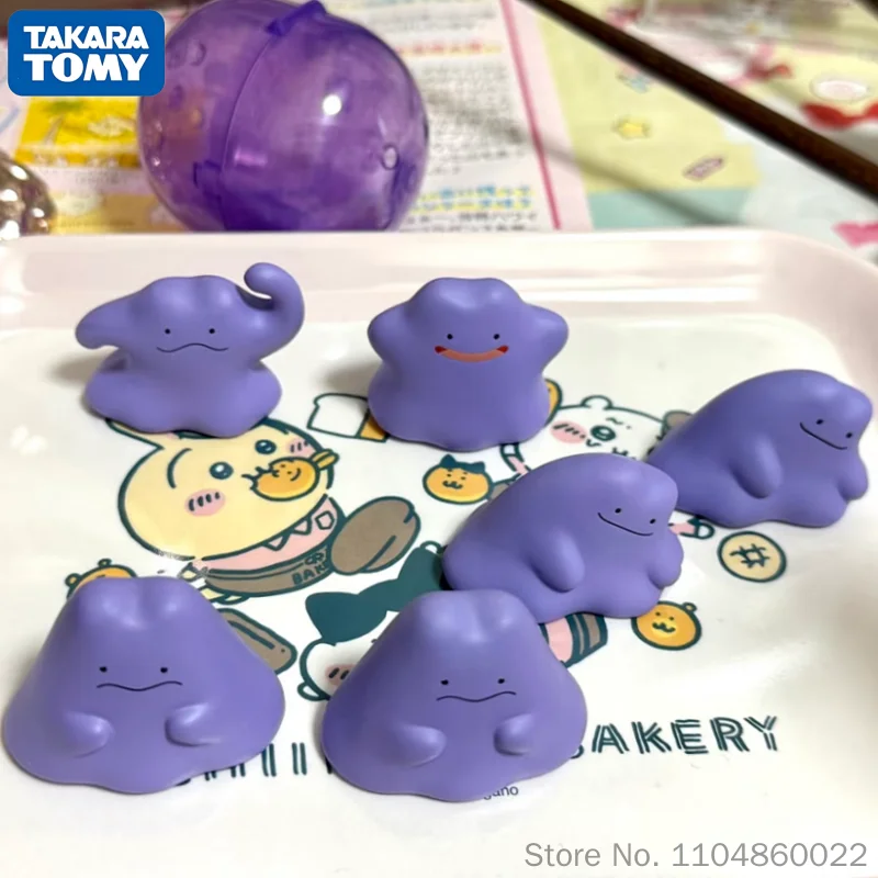 Фото В наличии: Оригинальная коллекционная фигурка-модель TAKARA TOMY Pokémon Ditto Twister Egg Collection Pet Monster Expression Action, коллекционные игрушки №1