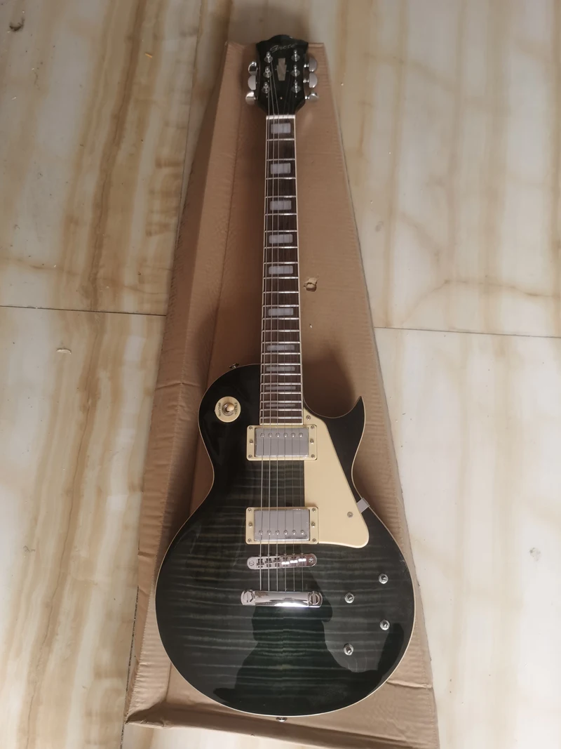 

Электрическая гитара, Высококачественная импортная электроника, корпус из красного дерева, никель-Хромовая фурнитура, гитара