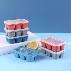Silicone Ice Cube Mould with DIY Lid 6 Grid Soft Bottom Cube Mold Square Fruit Ice Cube Maker Tray Kitchen Bar Tools Acces Silicone Ice Cube Mould with DIY Lid 6 Grid Soft Bottom Cube Mold Square Fruit Ice Cube Maker Tray Kitchen Bar Tools Acces