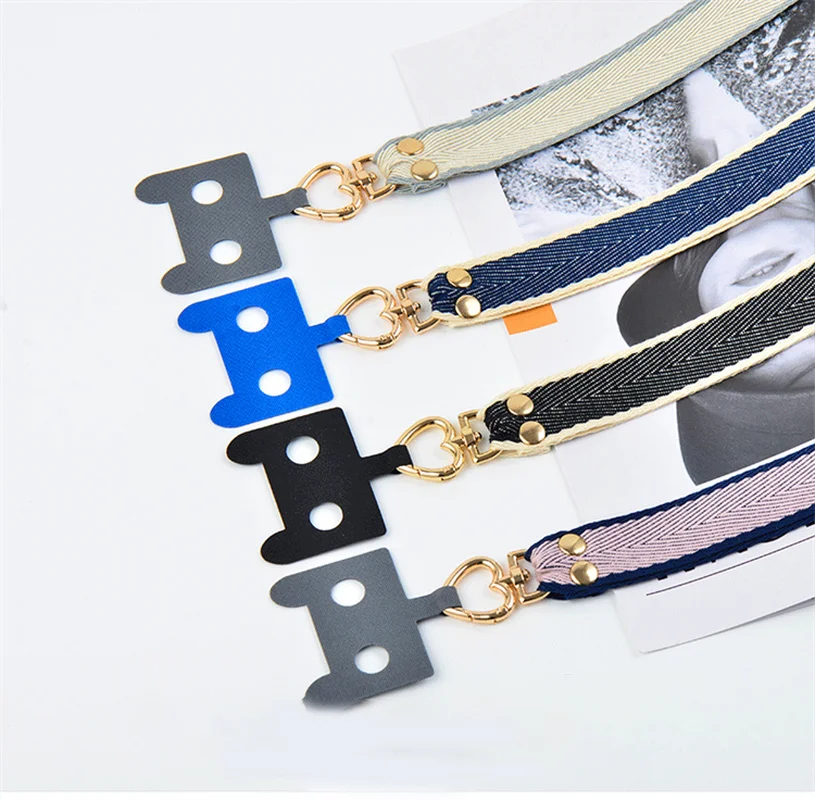 

Phone Universal Belt Fixed Cat Ear Clip Mobile Phone Lanyard Hanging Neck Hanging Chain Short Wrist Rope Fresh Love Lanyard