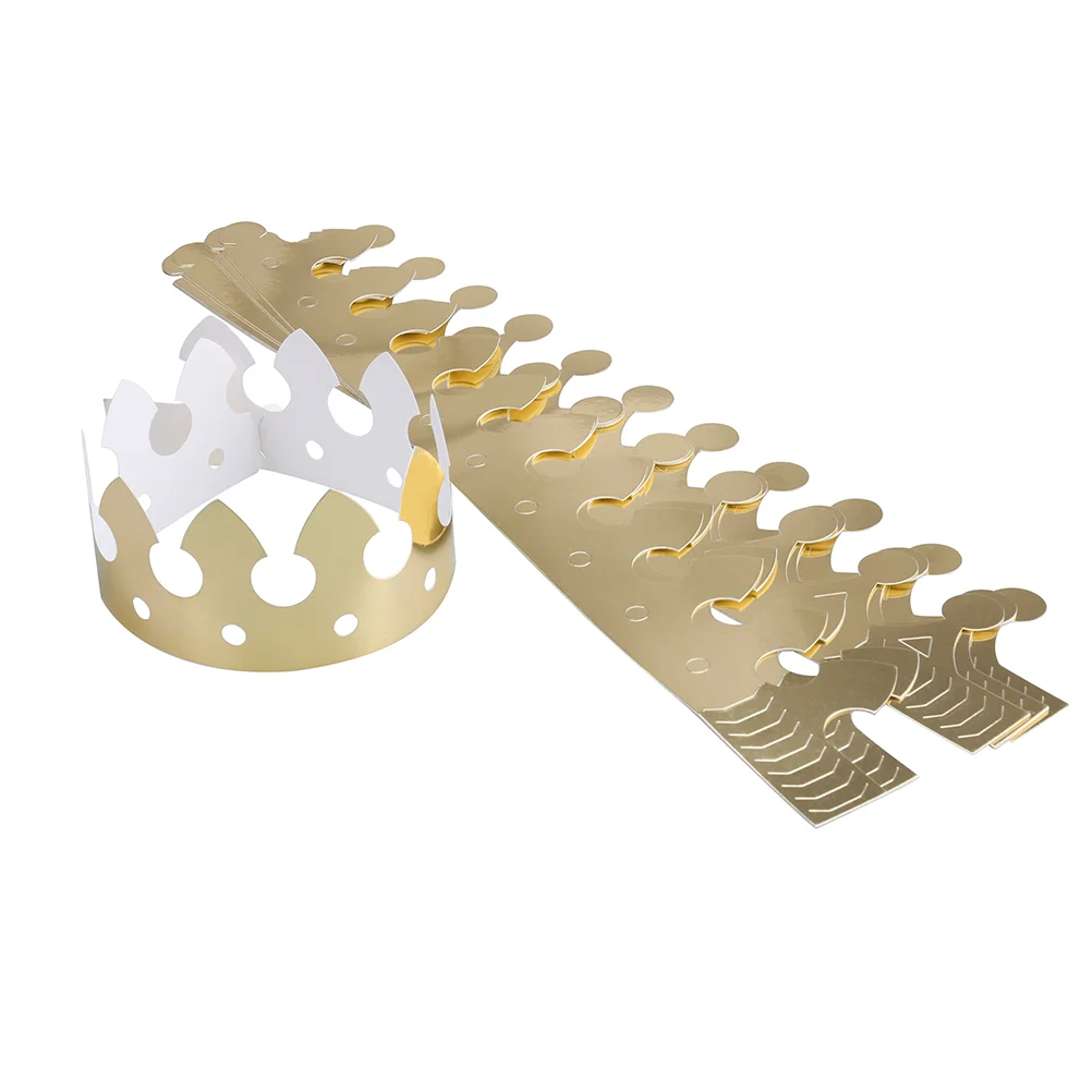

12 Pcs Bautizo Para Niño Crown Cap Hat Decorations Kids Birthday Baby