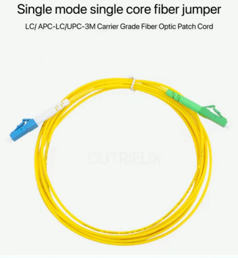 SC/UPC Singlemode Fiber Optic Patch Cable SC APC-UPC SM 2.0 mm 9/125um FTTH Fiber Patch Cord Optical Fiber Jumper 3m 10m 30m
