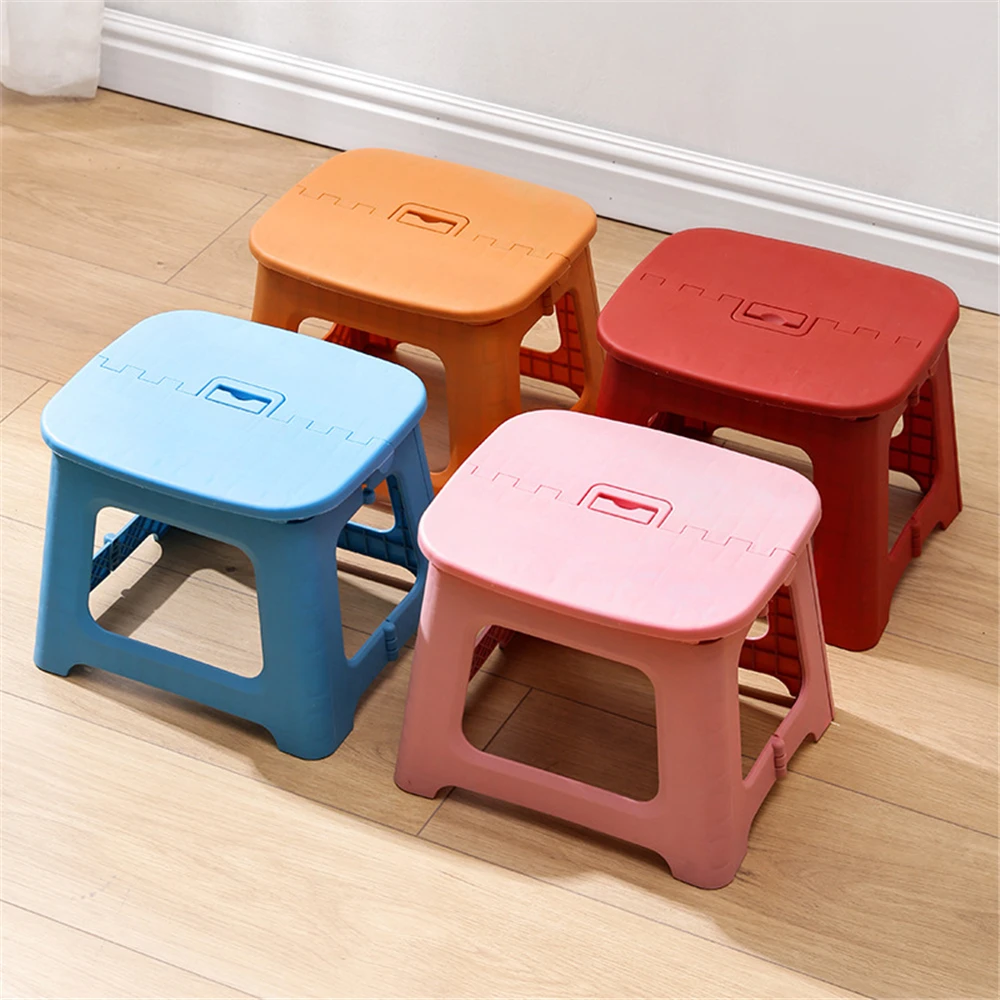 

Portable Folding Step Stool Durable for Children Adults Home Kindergarten Chair Travel Camping Comfortable Fishing Bench Stool