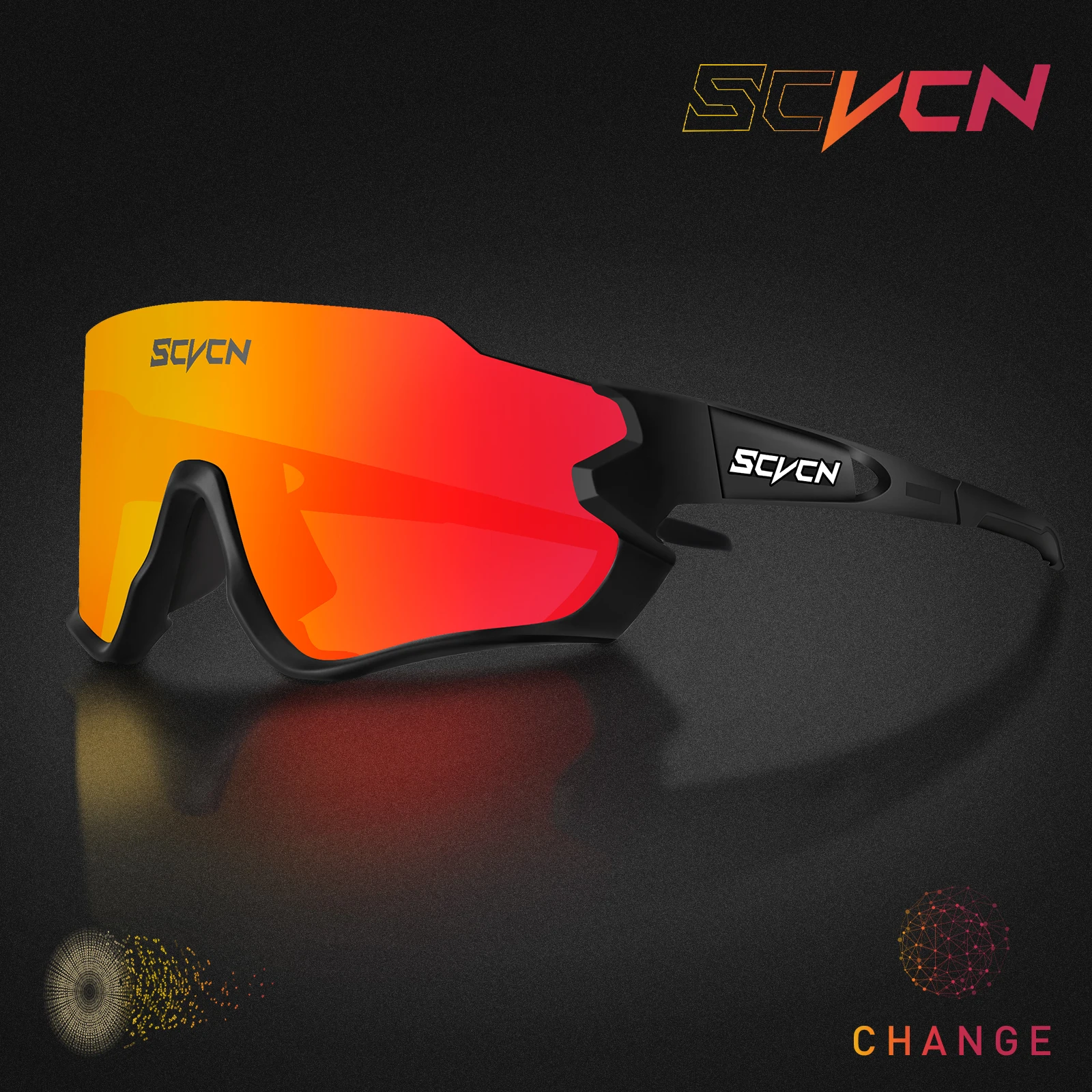 

SCVCN Outdoor Cycling Glasses Men Women MTB Bike Eyewear Uv400 Polarized Running Racing Riding Goggles Bicycle Sunglasses