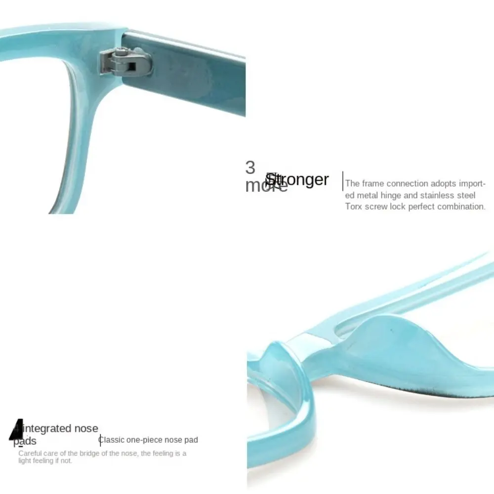 Очки для чтения из поликарбоната в винтажном стиле чёрной коричневой квадратной