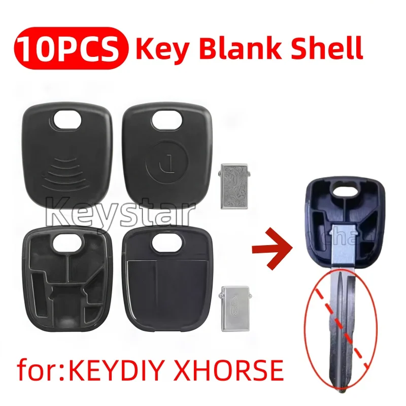 

10 шт. KEYDIY Key Blade Shell Автомобильный чехол для ключей Запасной чехол для ключей KD Xhorse TOY43 HU66 Пустой корпус для гольфа Toyota Nissan Opel