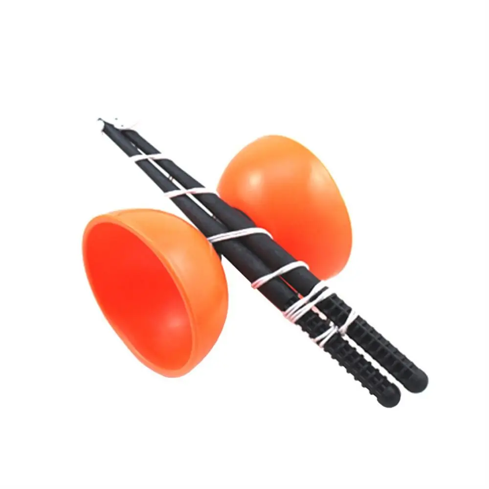 Кожаная чаша Diabolo Yoyo мягкий материал с палочками веревка тройной подшипник