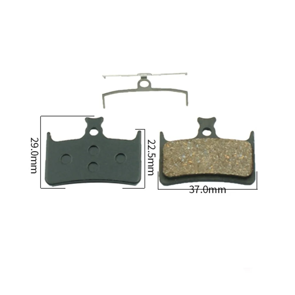 

1 Pair MTB Bike Brake Pads With Spring Bicycle Semi Metal Resin Disc Brake Pad For Hope E4 Tech Cycling Accessories