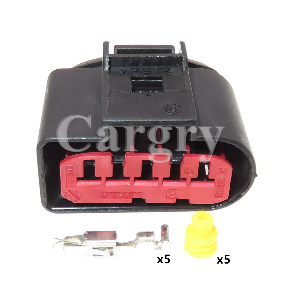 

1 комплект 5P автомобильный водонепроницаемый разъем 1J0 973 775A MAF автомобильный соединитель массового расхода воздуха для VW Audi 1J0973775A