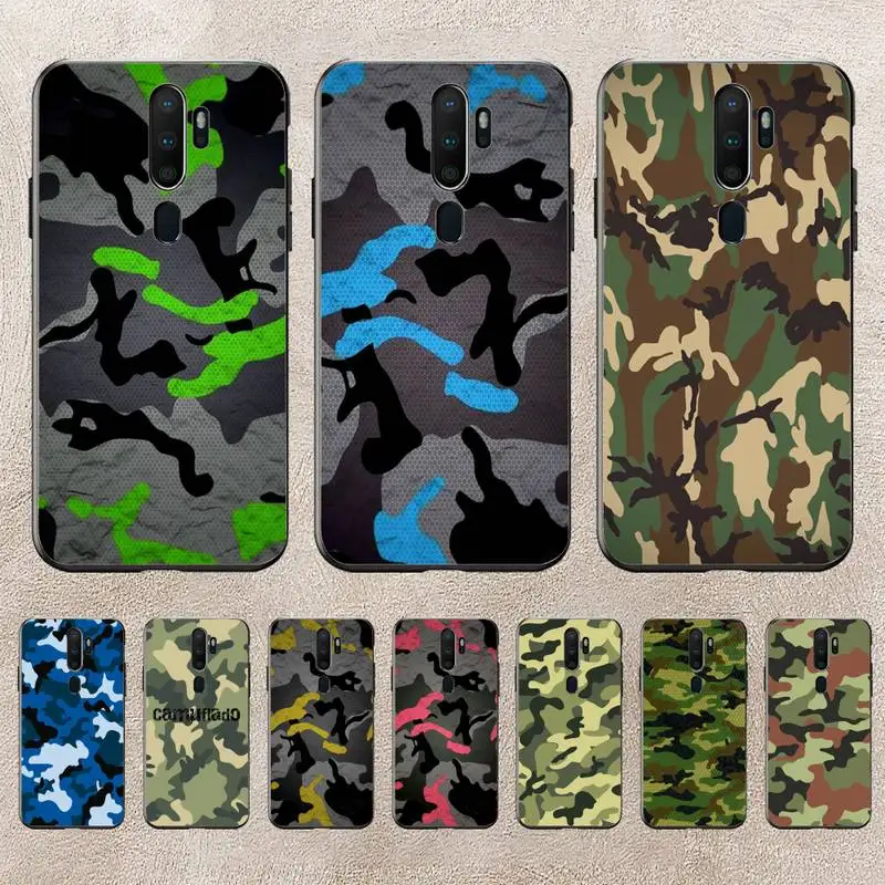 

Army Green Camouflage Phone Case For Redmi 9A 8A 6A Note 9 8 10 11S 8T Pro K20 K30 K40 Pro PocoF3 Note11 5G Case