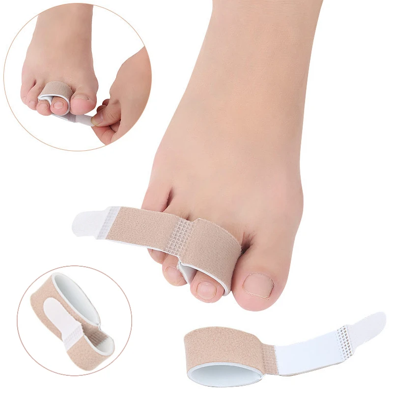 

5Pieces Hammer Toe Finger Feet Care Corrector Orthopedic Overlapping Separators Bandage Hallux Valgus Bunions Straightener