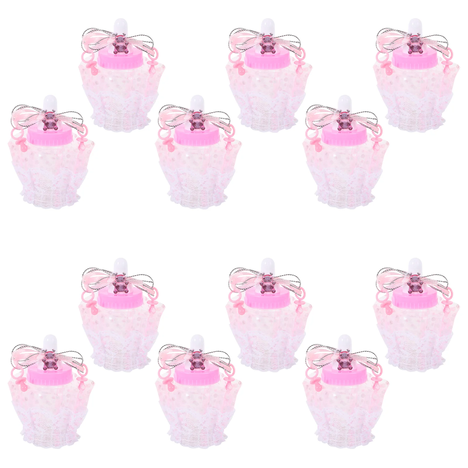 

12 pcs Baby Bottle Shaped Candy Container Small Baby Bottles Candy Boxes for Baby Shower