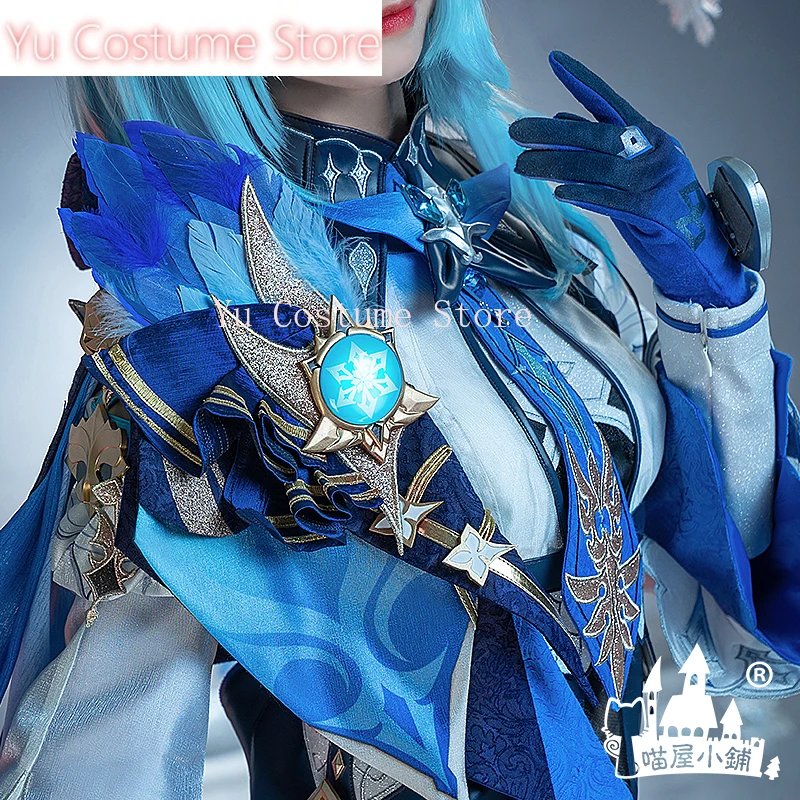 YuCostumeАниме! Genshin Impact EuLa игровой костюм элегантные комбинезоны униформа косплей