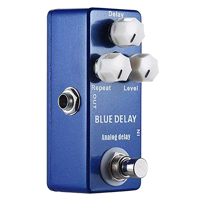 MOSKYAUDIO Deep Blue Аналоговая задержка Мини-гитарная педаль эффектов True Bypass Запчасти и