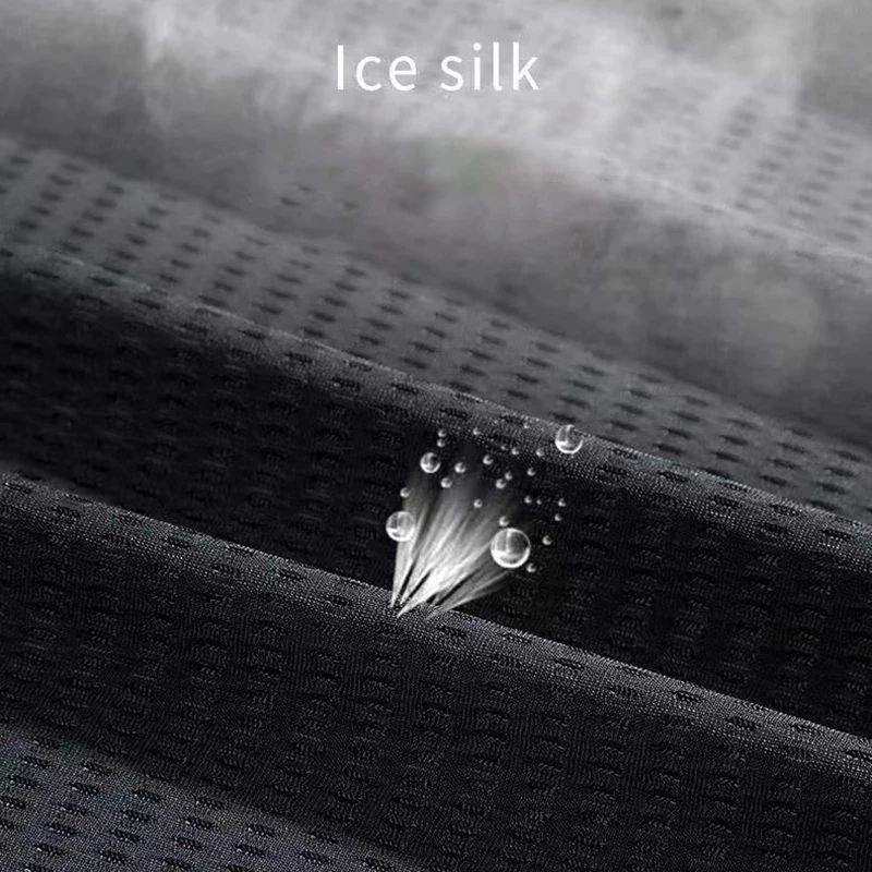 3pcs Men Summer Ice Silk Tank Tops Underwear Mens Undershirt Transparent Shirts Male Fitness Mesh Breathable Singlets 2023 New