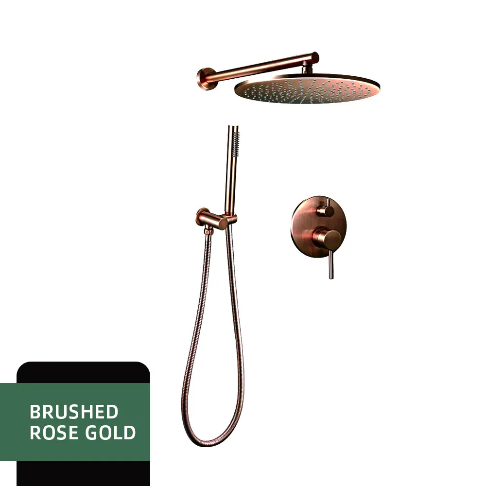 

Душевая система Smesiteli матовая розовая золото латунь 8/10/12 дюймов