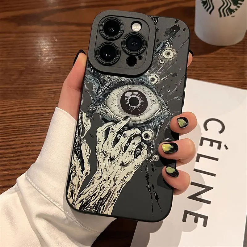 Полноэкранный силиконовый чехол Ins The Eye of Cthulhu Pupil для OPPO Realme 3 5 6 7i 8 8i 9i Pro Plus C12 C15 C20