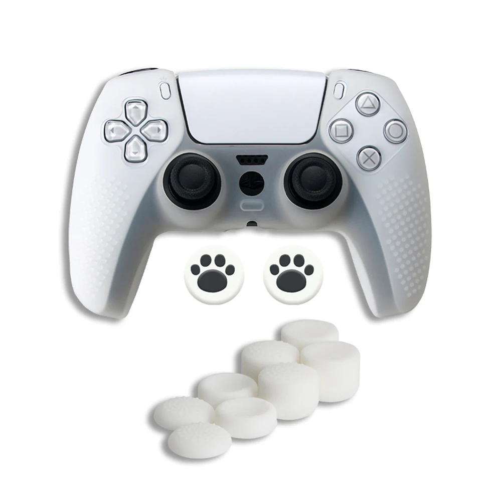 

For Playstation 5 PS5 Dualsense Controller Silicone Case Protective Cover Non-slip Controller Accessories