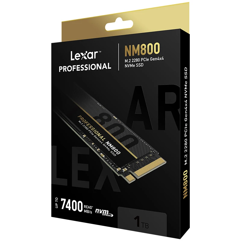 Твердотельный накопитель Lexar NM800 pcie4.0 m2 NVME 512 ГБ ТБ Внутренний твердотельный M.2 SSD