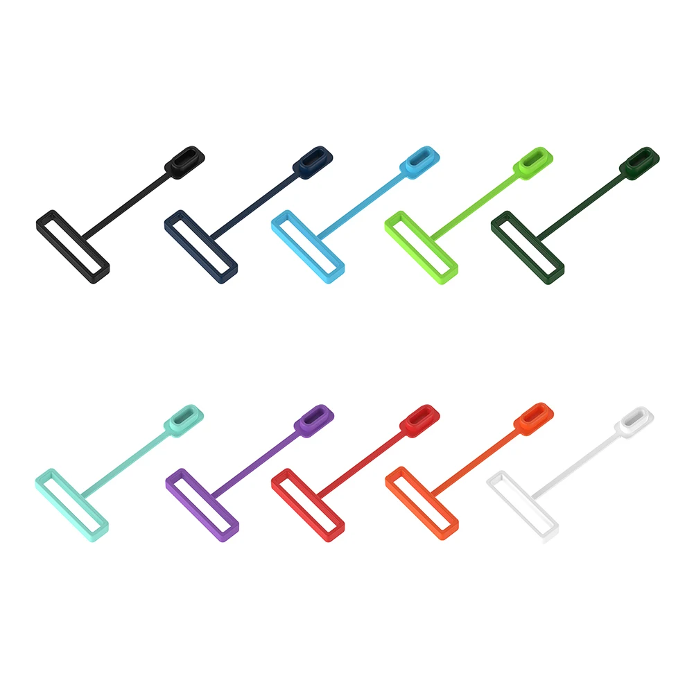 

10pcs Charger Case Anti Lost Charger Plug Cover Smart Watch Accessories Watch Dust Cover Universal for Forerunner 955 for Venu 2