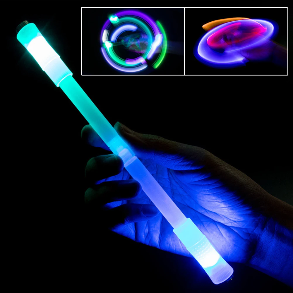 

Led Spinning Pen Portable Comfortable Grip For Students Penspinning With Light Colorful Pressure Relief Boys Girls Birthday Gift