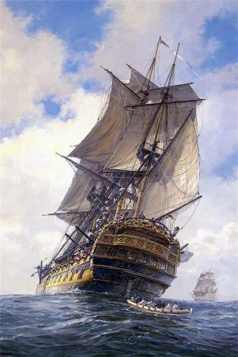 

Картина на холсте Пиратский корабль Fashionista