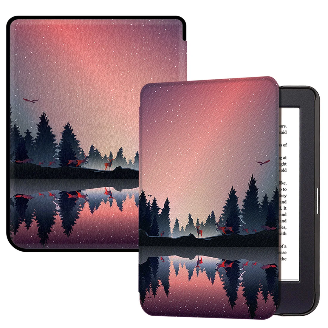 

AROITA case for Kobo Clara HD e-Reader (Model N249,2018 Release) - Lightweight magnetic smart protective cover with sleep/wake