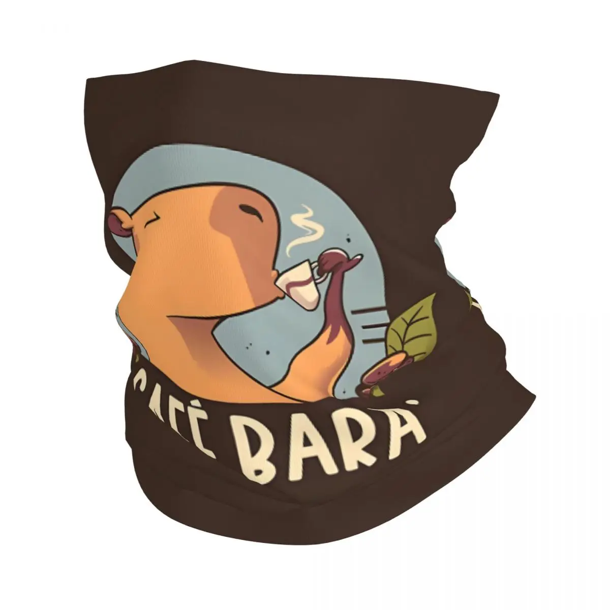 Милый кофейный чехол Искусственный шарф бандана шея гетры Обложка для лица