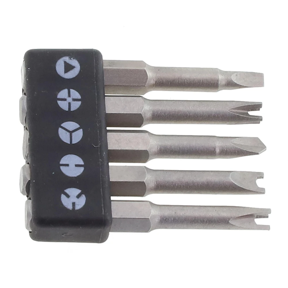 

Bolt Driver Screwdriver Bits Y 1.96Inch 50mm 5pcs Set Four Points Grey Inner Cross Screwdriver Screwdriver Bits