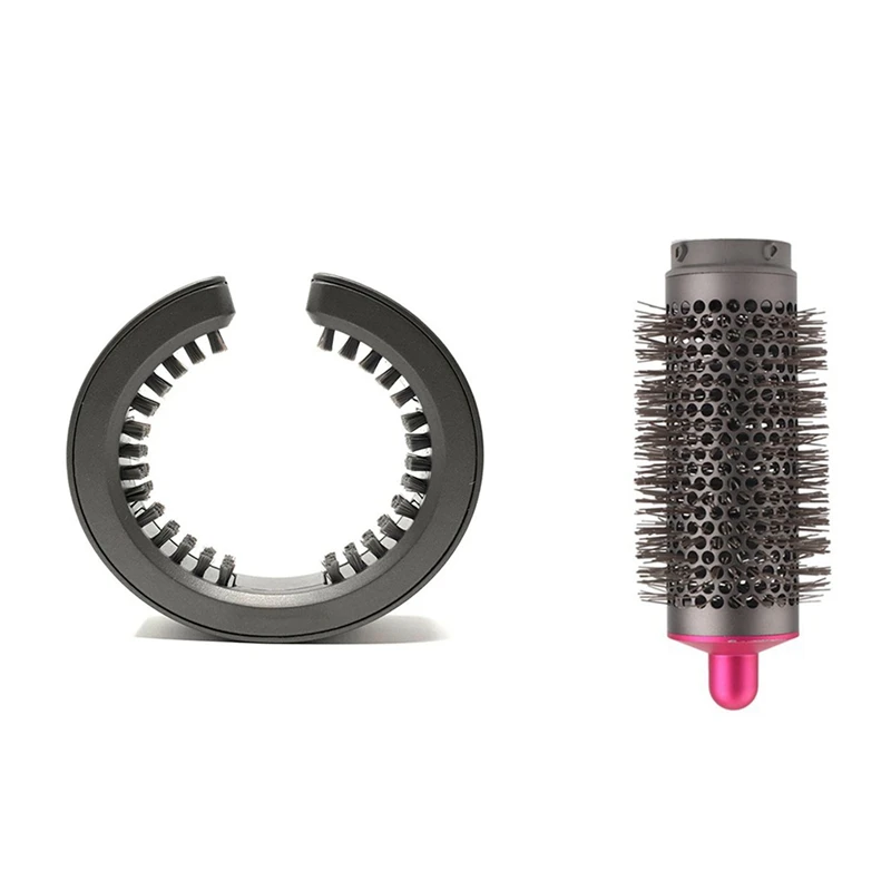 

Hot Cylinder Comb,Cleaning Brush For Dyson Airwrap Hair Curler Rotating Straightening Hair Curling Brush Attachment