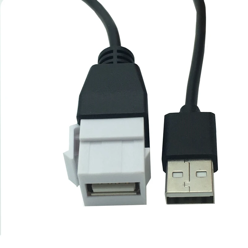USB 2.0 A мама-мама папа-мама адаптер для крепления на панели настенной розетки