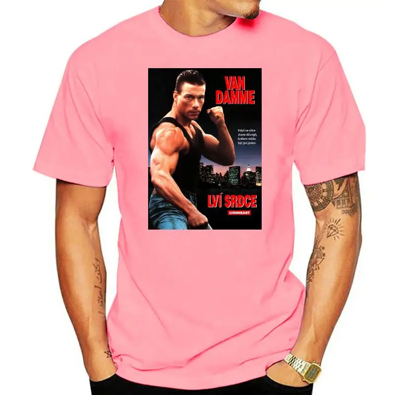 

Хлопковая уличная одежда Lionheart с изображением Ван Дамма из фильма, топы, футболки