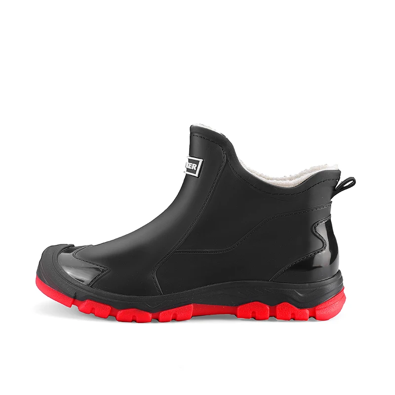 COZOK/мужские непромокаемые нескользящие короткие ботинки непромокаемая обувь