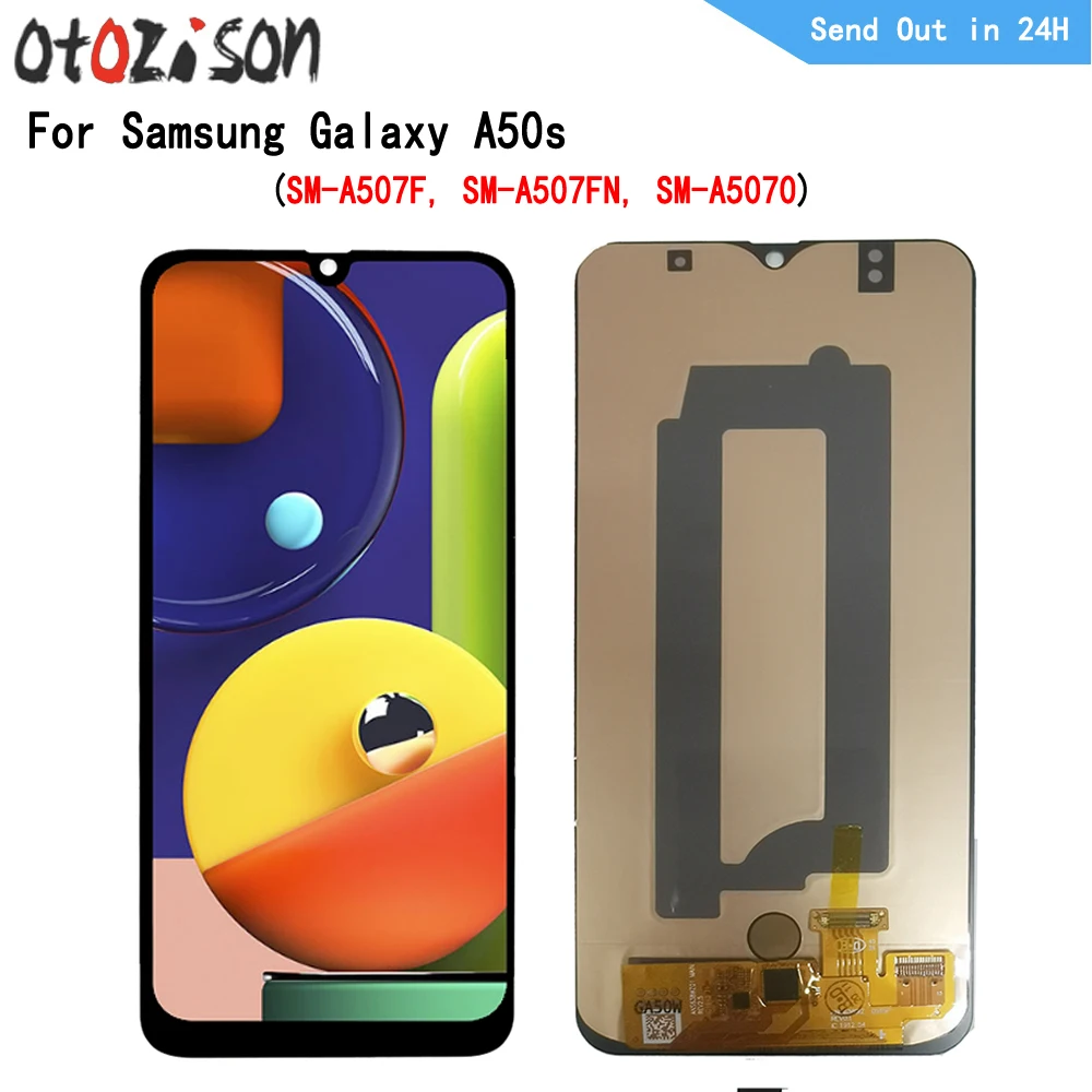 6 4-дюймовый AMOLED-экран для Samsung Galaxy A50s A507 SM-A5070 ЖК-экран сенсорная панель дигитайзер