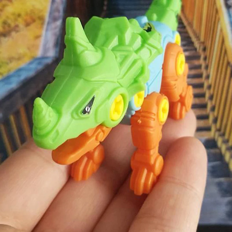 

2pcs Small Assembled Dinosaur Kids Happy Birthday Party Favor 6.5 * 10.5cm