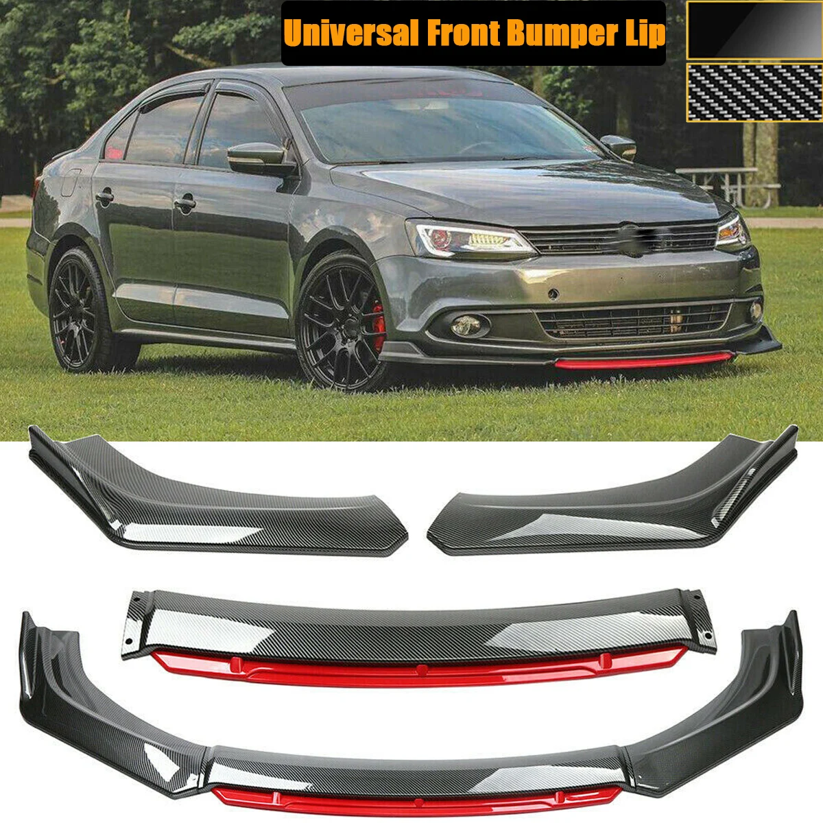 

4 шт., универсальный передний бампер для Volkswagen VW Jetta MK6 MK7