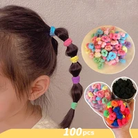 korea candy colored towel ring children dont hurt hair elasticity good hair rope ring cute trumpet rubber band head rope girl