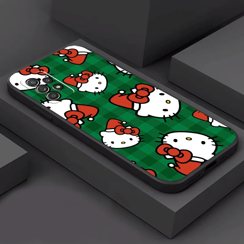 

Hello Kitty Christmas Phone Cases For Samsung Galaxy S21 Plus S20 Lite S8 Plus S9 Plus S10 S10E S10 Lite M11 M12 Back Cover