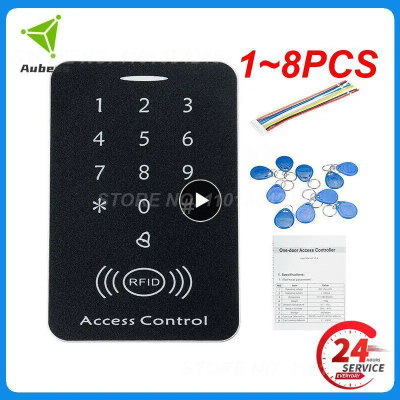 

1~8PCS Access Control System Safe Electronic Gate Opener Home Garage Digital Set Eletric Magnetic RFID Smart Door Lock Kit