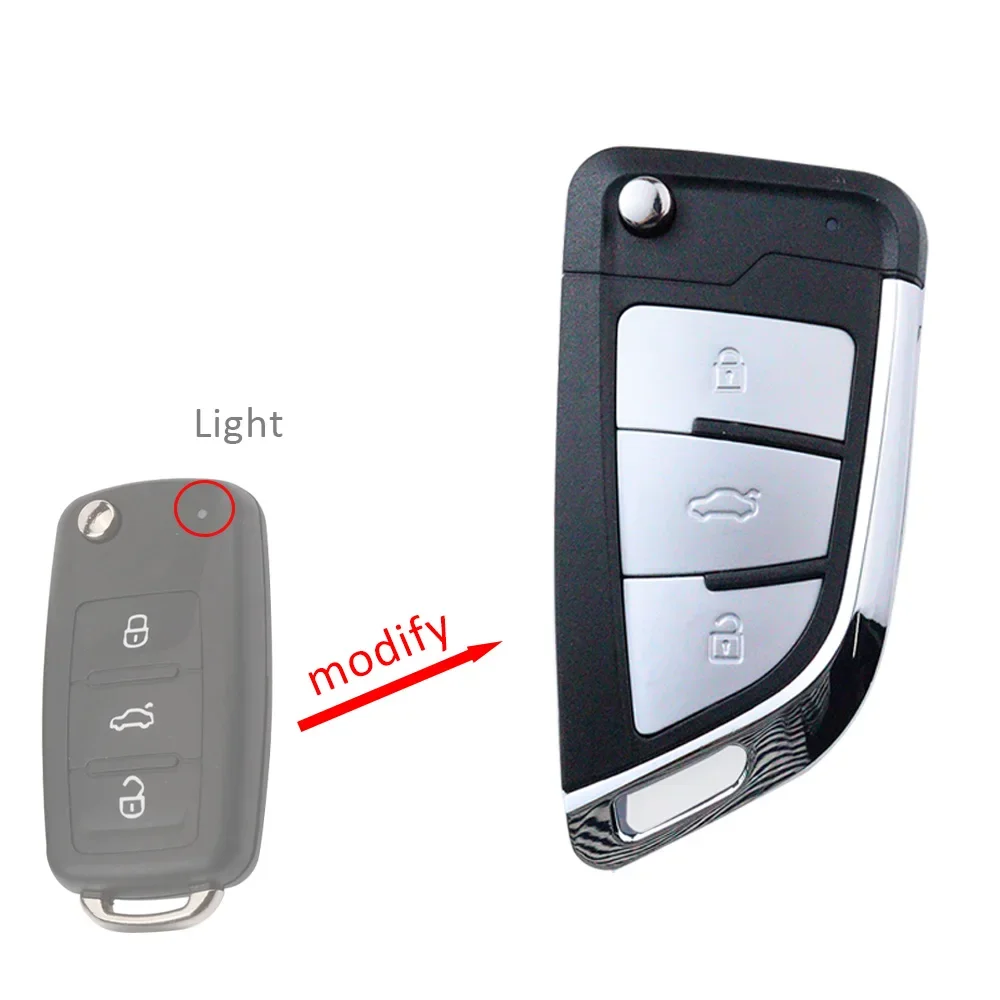 

Для Vw B5 для Volkswagen Beetle/Caddy/Passat/Golf/Jetta/Polo/Scirocco/Tiguan/Touran/Skoda/Seat автомобильный брелок корпус корпуса