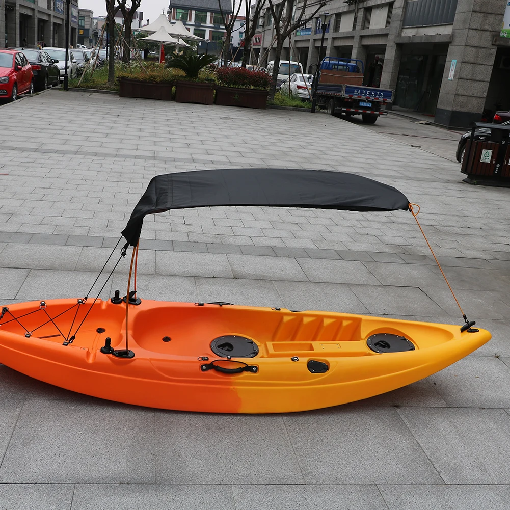 Canoe Awning Fishing Shade Cover Sun Canopy 125*110cm Foldin