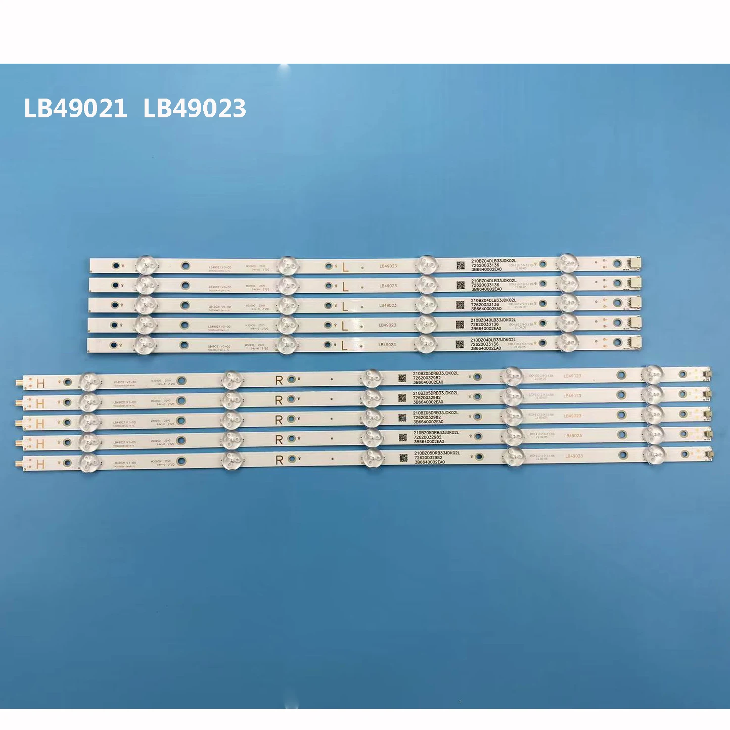 

LED backlight strip for 49 inch use FOR 49PUS7503/12 49pus6412 TPT490U2 49PUT6162/12 E465853 13029B LB49021 V0_01 LB49023